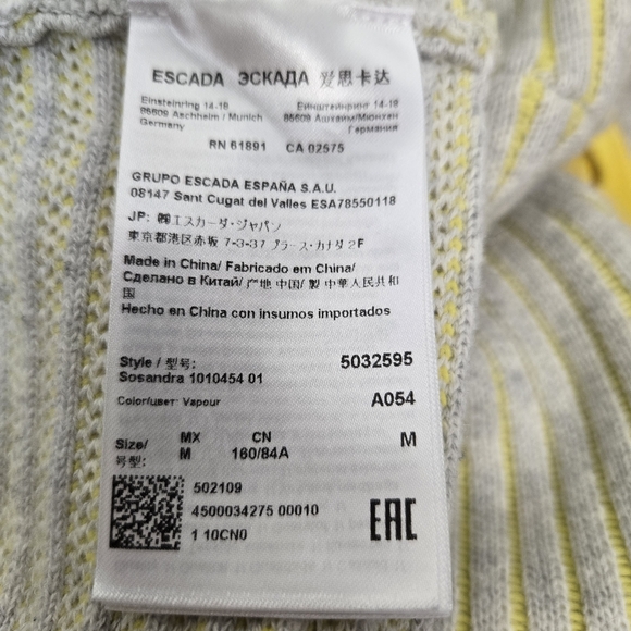 ESCADA SPORT Ribbed Knit Hooded Pullover - Picture 8 of 12